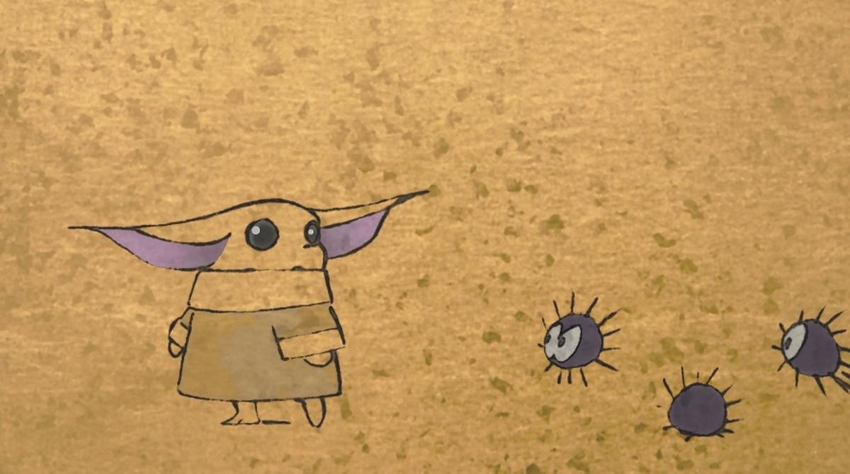 'Zen Grogu and the Dust Bunnies' Studio Ghibli's Star Wars short